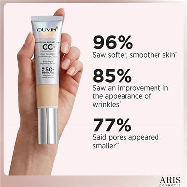 Tekutý základ s plným pokrytím s pridanou svietivosťou